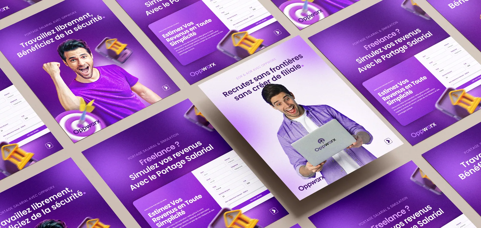 Publications Oppworx sur les réseaux sociaux